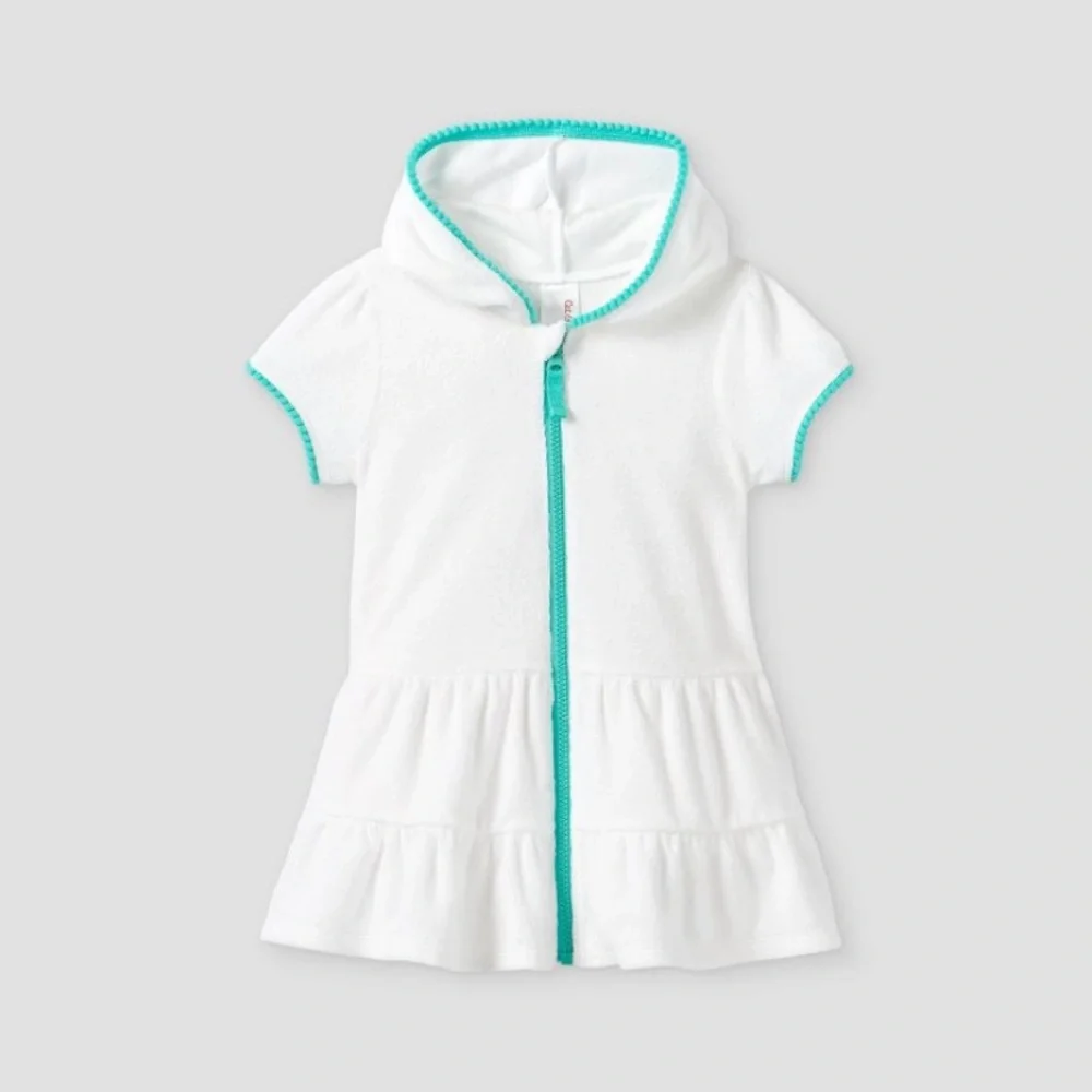 Cat & Jack Infant Girls Hooded Terry Cover Up